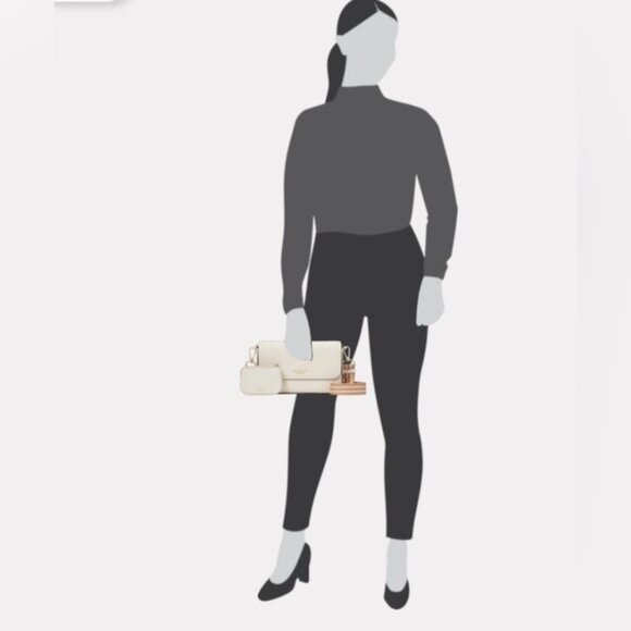 Kate Spade Rosie Flap Crossbody In Parchment Multi - Picture 6 of 6